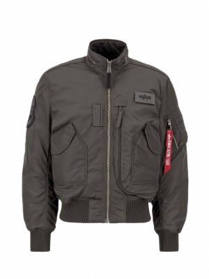 Chamarras Alpha Industries Engine Hombre Grises | 143576-IBZ