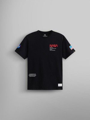 Chamarras Alpha Industries Nasa Worm Logo Gen Ii Hombre Negros | 738201-QEL