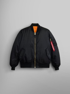 Chaqueta De Bombardero Alpha Industries Ma-1 (HERITAGE) Hombre Negros | 904816-ANG