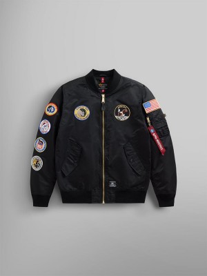 Chaqueta De Bombardero Alpha Industries L-2b Apollo Gen Ii Hombre Negros | 071638-PIA