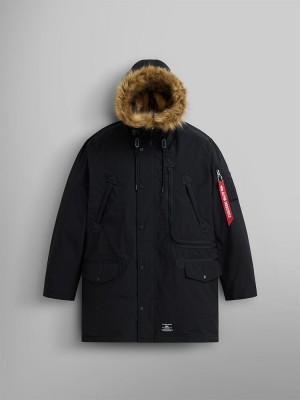 Parka Alpha Industries N-3b Alpine Gen Ii Hombre Negros | 346910-YJT