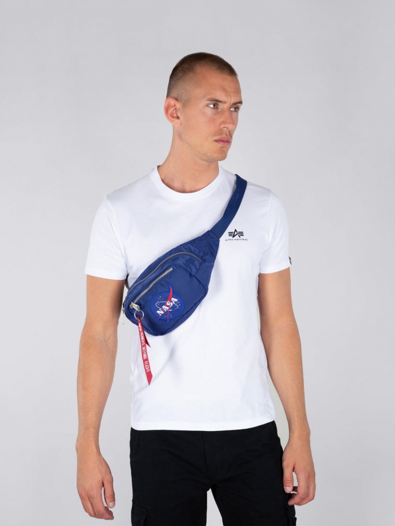 Bolsa Alpha Industries Nasa Cintura Gen I Accessories Azules | 091457-JDW