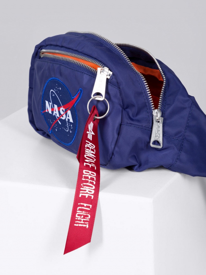 Bolsa Alpha Industries Nasa Cintura Gen I Accessories Azules | 091457-JDW