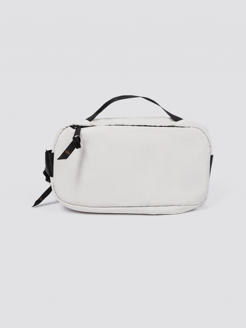 Bolsa Alpha Industries Nasa Gradient Accessories Blancos | 582601-PUS