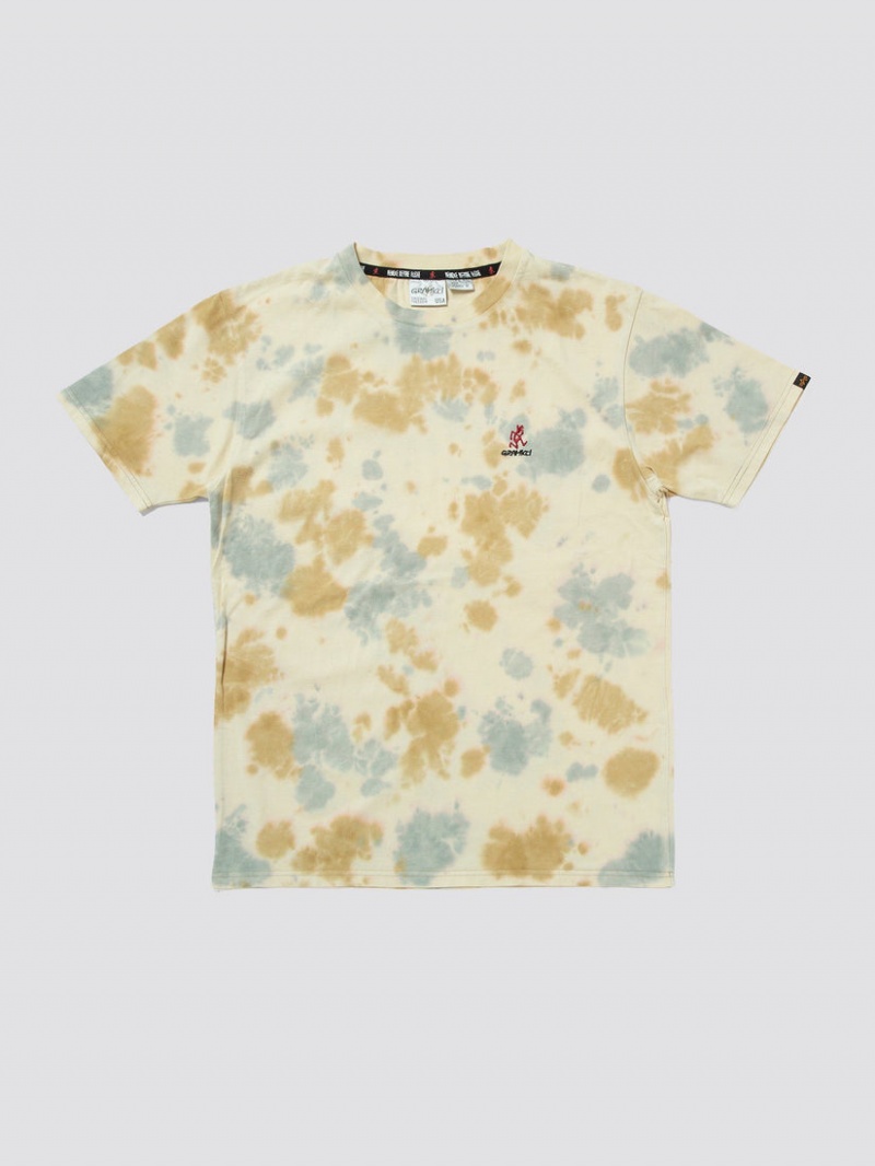 Camiseta Alpha Industries Gramicci X Alpha Algodon Camo Tie Dye Hombre Camuflados | 426830-RAG