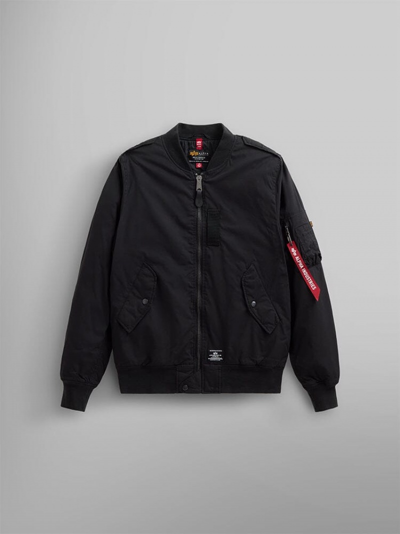 Chamarras Alpha Industries L-2b Ctn Gen Ii Flight Hombre Negros | 504897-CHP