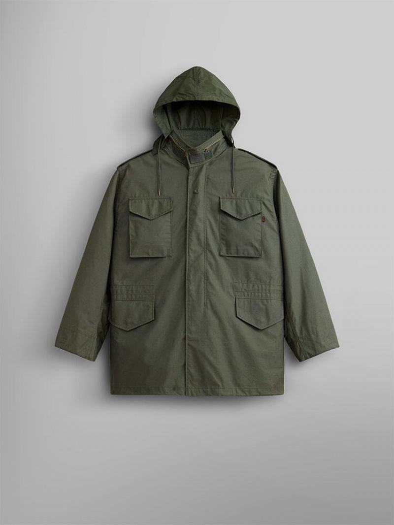 Chamarras Alpha Industries M-65 Field (HERITAGE) Hombre Verde Oliva | 053178-GBT