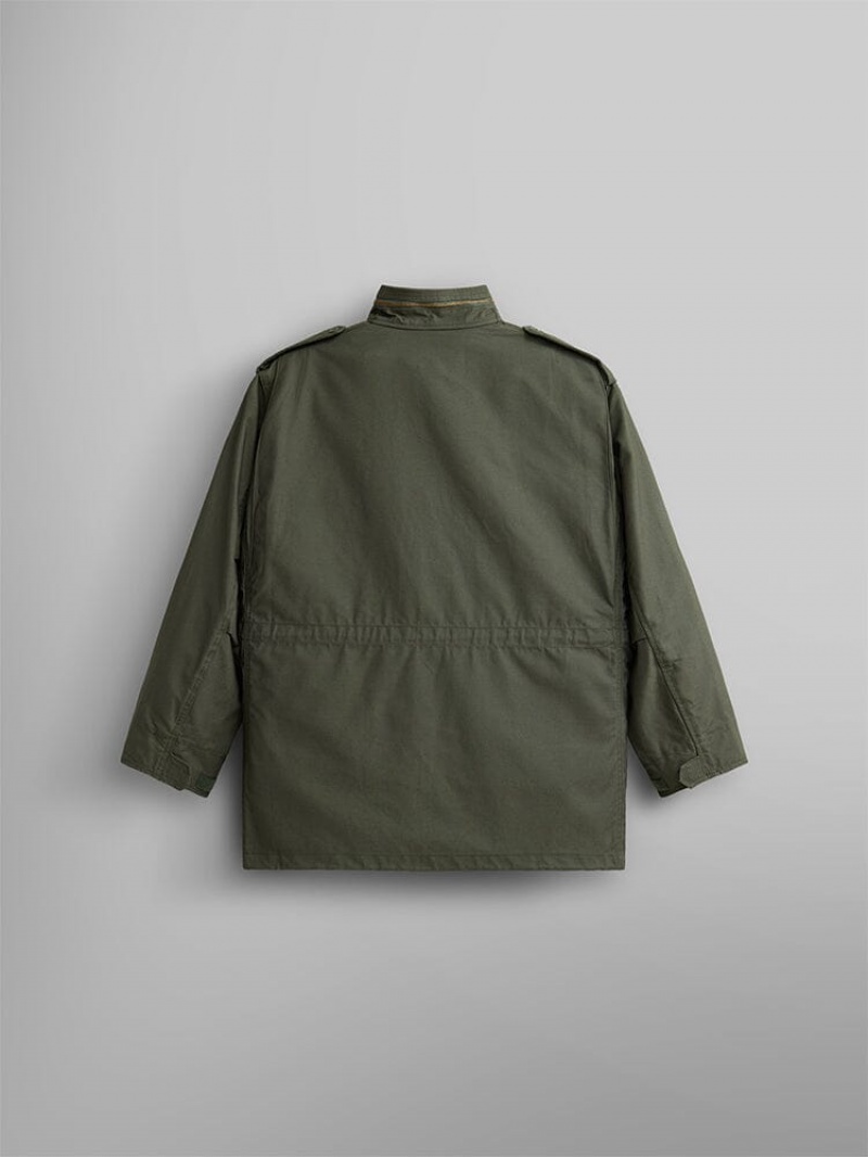 Chamarras Alpha Industries M-65 Field (HERITAGE) Hombre Verde Oliva | 053178-GBT