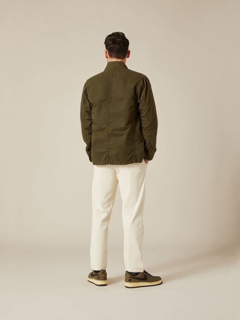 Chamarras Alpha Industries M-65 Mod Ligeros Field Hombre Verdes | 642058-LFH