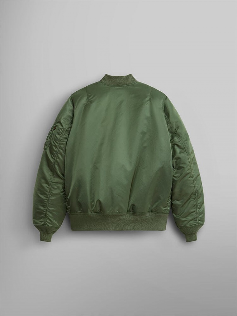 Chaqueta De Bombardero Alpha Industries Ma-1 Mod Hombre Verde Oliva | 457983-SBP