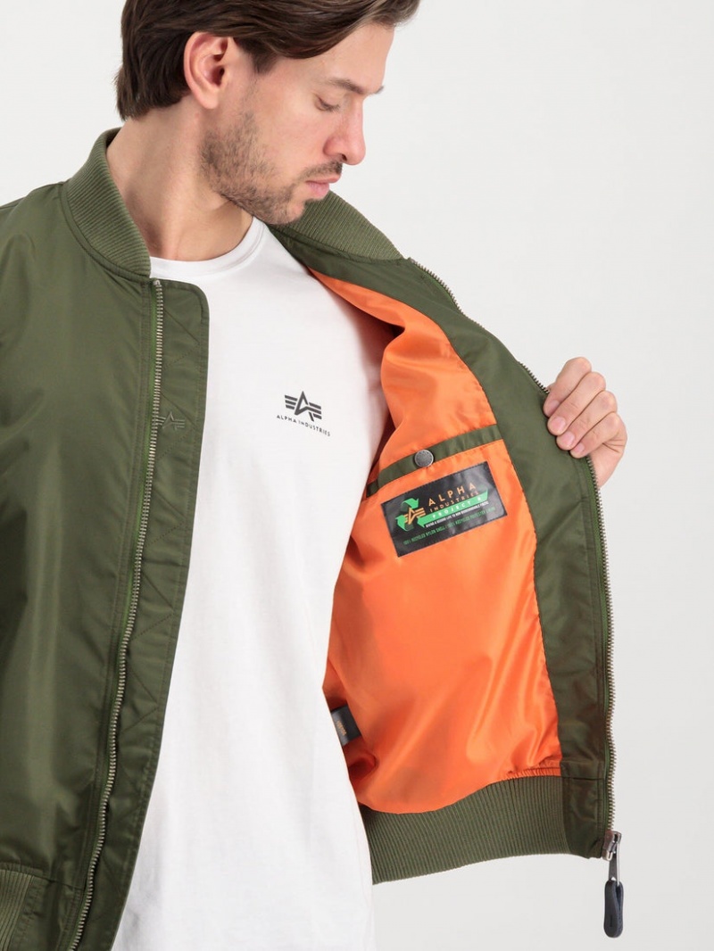 Chaqueta De Bombardero Alpha Industries Ma-1 Lw Project R Hombre Verde Oliva | 839465-RCB