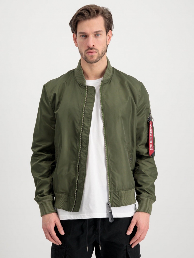 Chaqueta De Bombardero Alpha Industries Ma-1 Lw Project R Hombre Verde Oliva | 839465-RCB