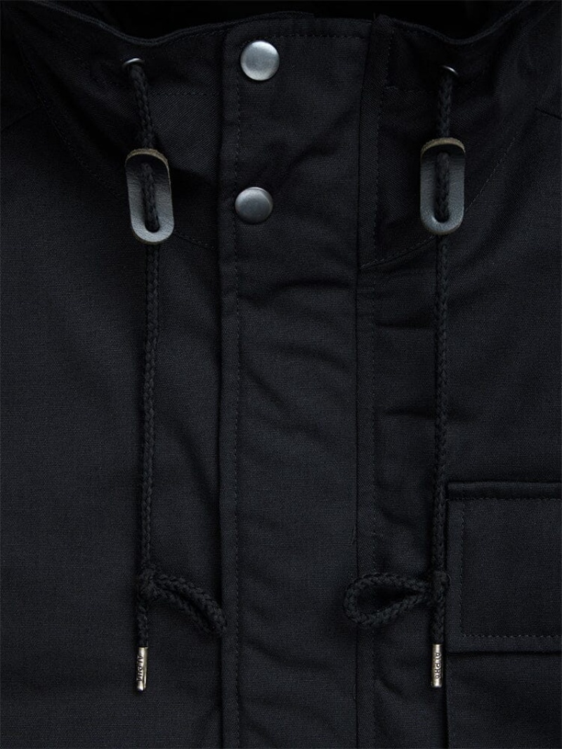 Chaqueta De Bombardero Alpha Industries Ma-1 Hunting Mod Hombre Negros | 085927-GJW