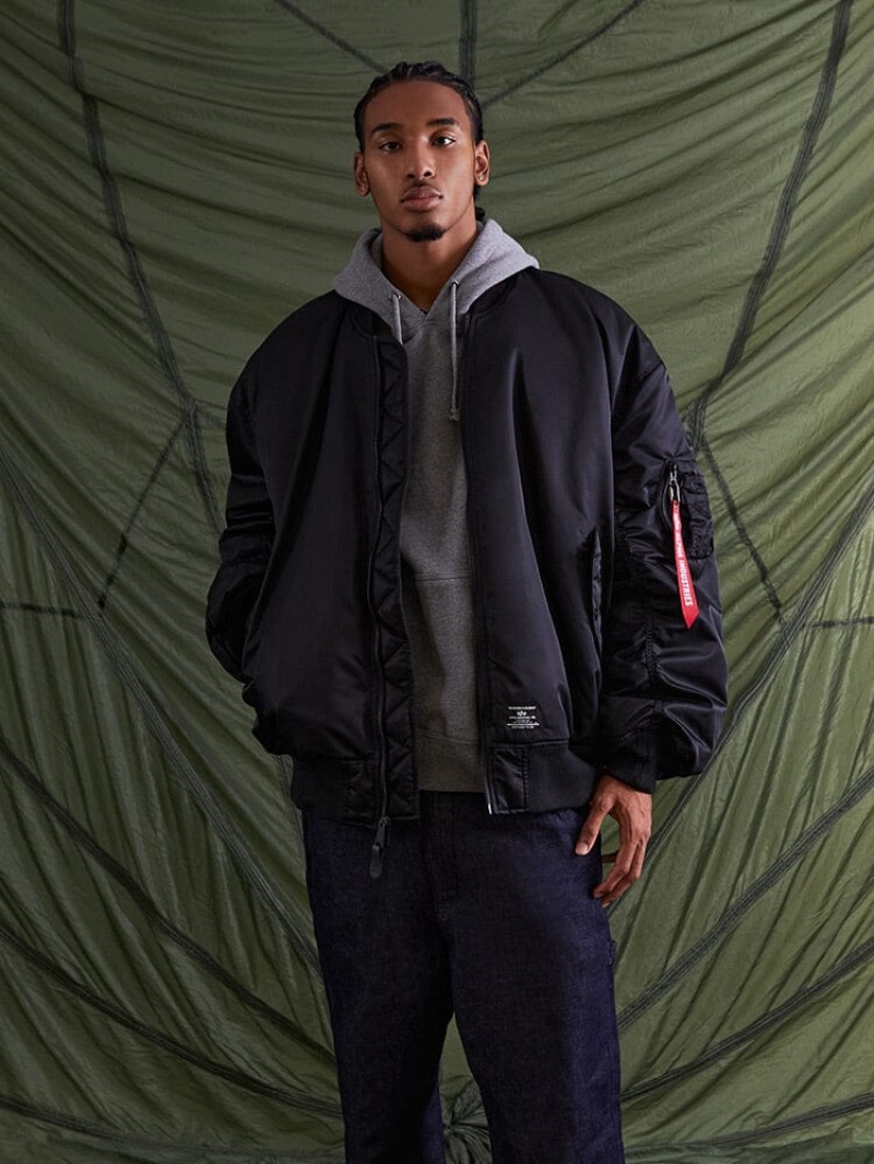 Chaqueta De Bombardero Alpha Industries Ma-1 Bloodchit Gen Ii Hombre Negros | 248693-XUO