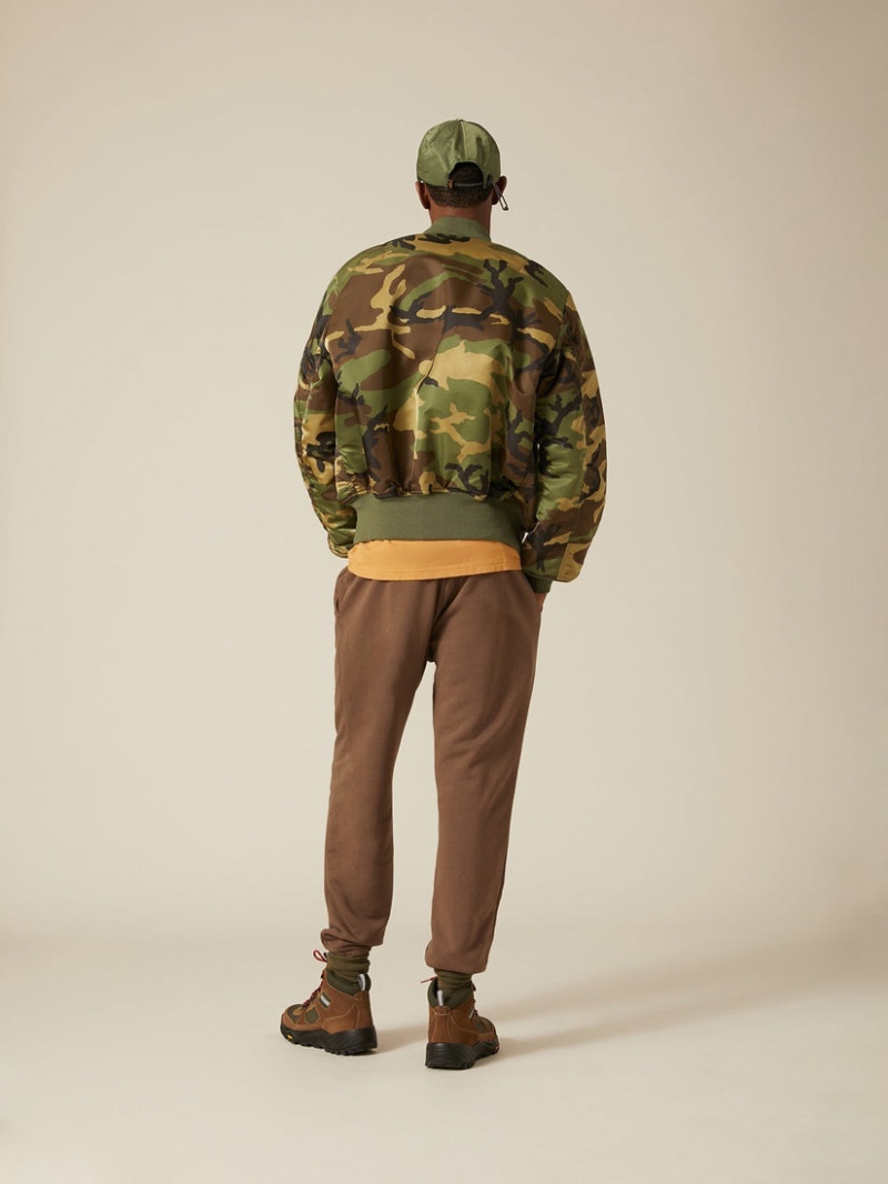 Chaqueta De Bombardero Alpha Industries Ma-1 (HERITAGE) Hombre Camuflados | 364091-QDZ