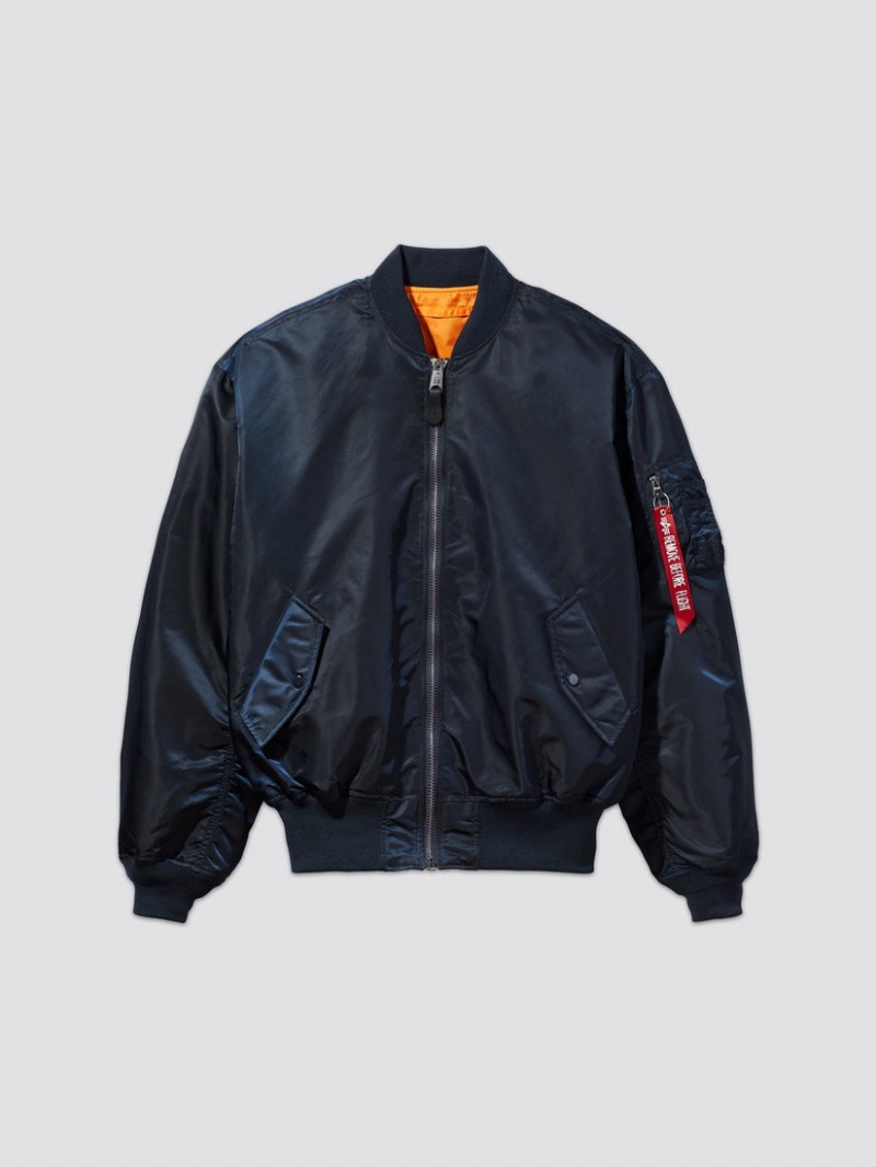 Chaqueta De Bombardero Alpha Industries L-2b Loose Hombre Negros | 450693-LDG