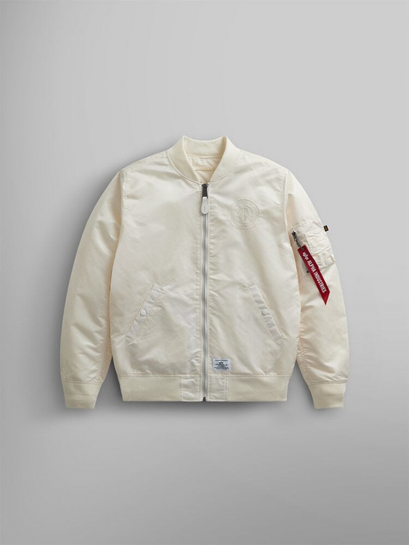 Chaqueta De Bombardero Alpha Industries L-2b Dragonfly Blood Chit Gen Ii Hombre Blancos | 390847-UJF