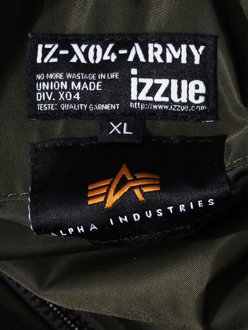 Chaqueta De Bombardero Alpha Industries Alpha X Izzue Ma-1 Hombre Verde Oliva | 109647-NIX