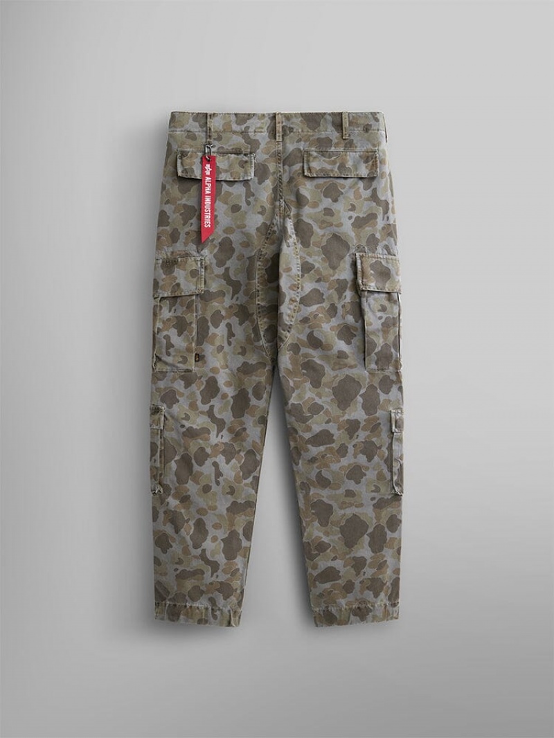 Pantalon Alpha Industries Acu Battlewash Hombre Marrom Camuflados | 210963-ZSG