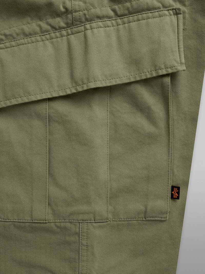 Pantalon Alpha Industries Acu Hombre Verdes | 530247-EAC