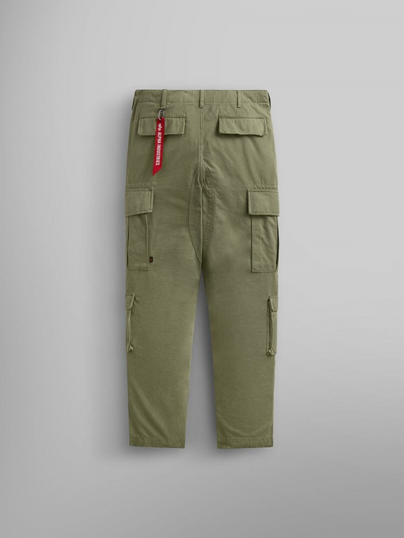 Pantalon Alpha Industries Acu Hombre Verdes | 530247-EAC