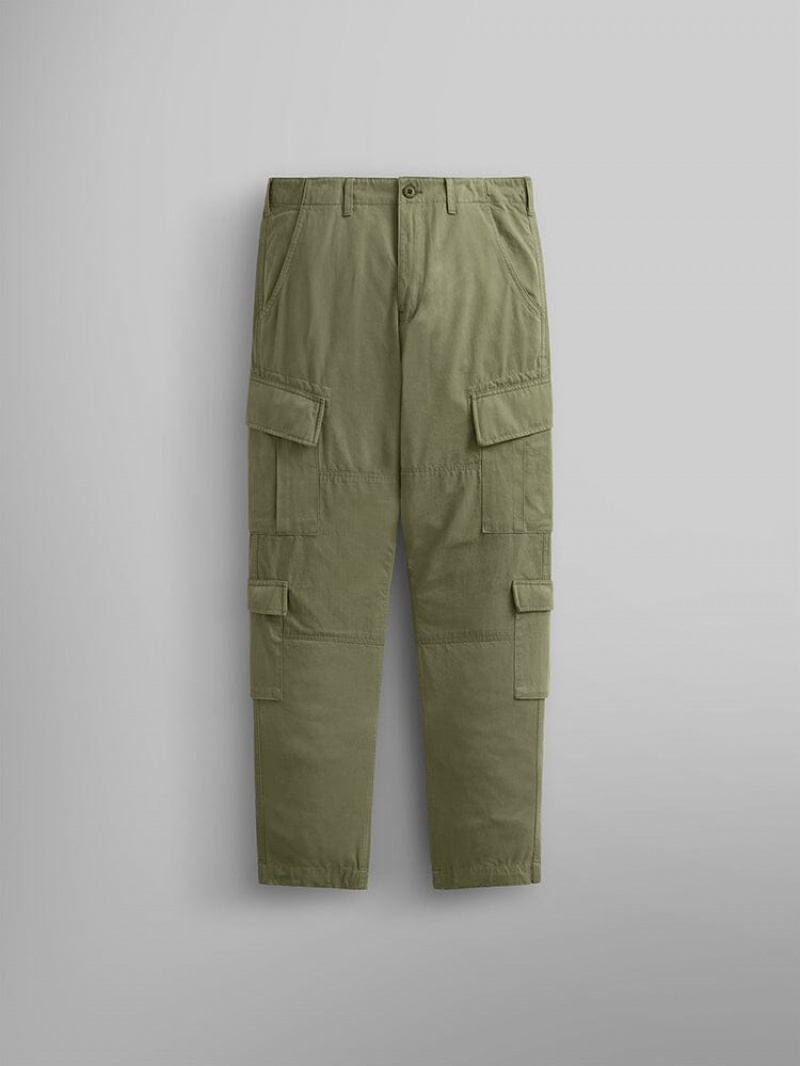 Pantalon Alpha Industries Acu Hombre Verdes | 530247-EAC