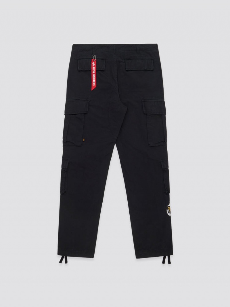 Pantalon Alpha Industries Acu Squadron Hombre Negros | 379041-YXC