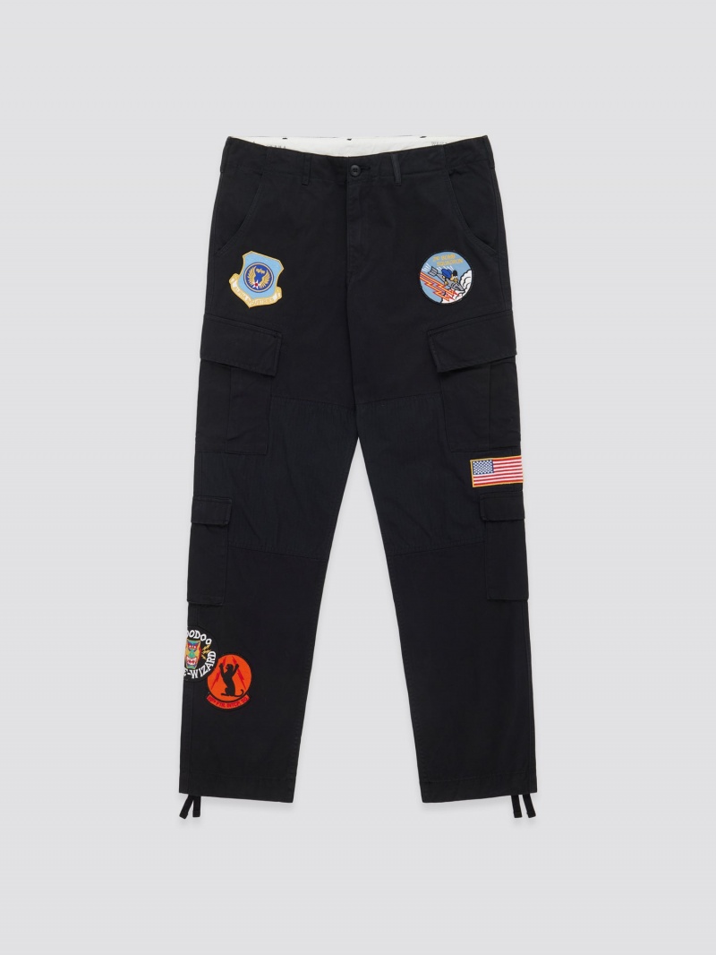 Pantalon Alpha Industries Acu Squadron Hombre Negros | 379041-YXC