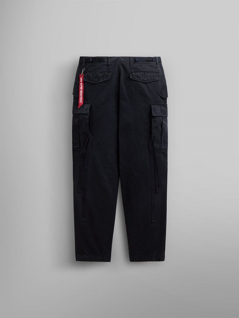 Pantalon Alpha Industries M-65 Hombre Negros | 173296-RNI