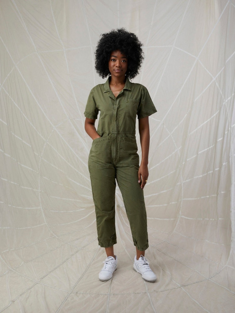 Pantalon Alpha Industries Patch Pocket Coverall W Mujer Verdes | 478163-BLP