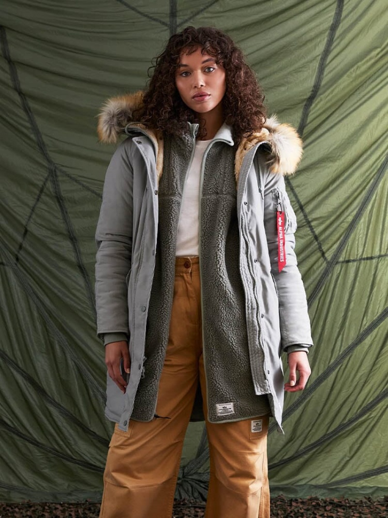 Parka Alpha Industries Elyse Gen Ii W Mujer Turquesa | 934607-CNS