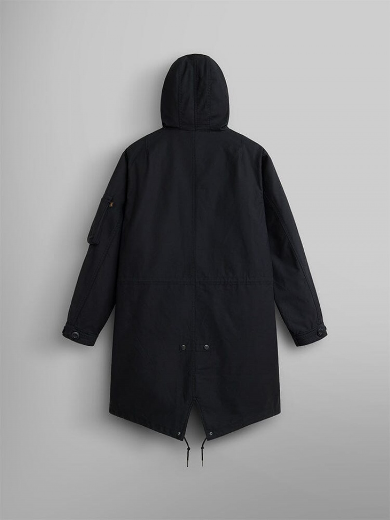 Parka Alpha Industries M-59 Fishtail Mod Hombre Negros | 218965-OJV