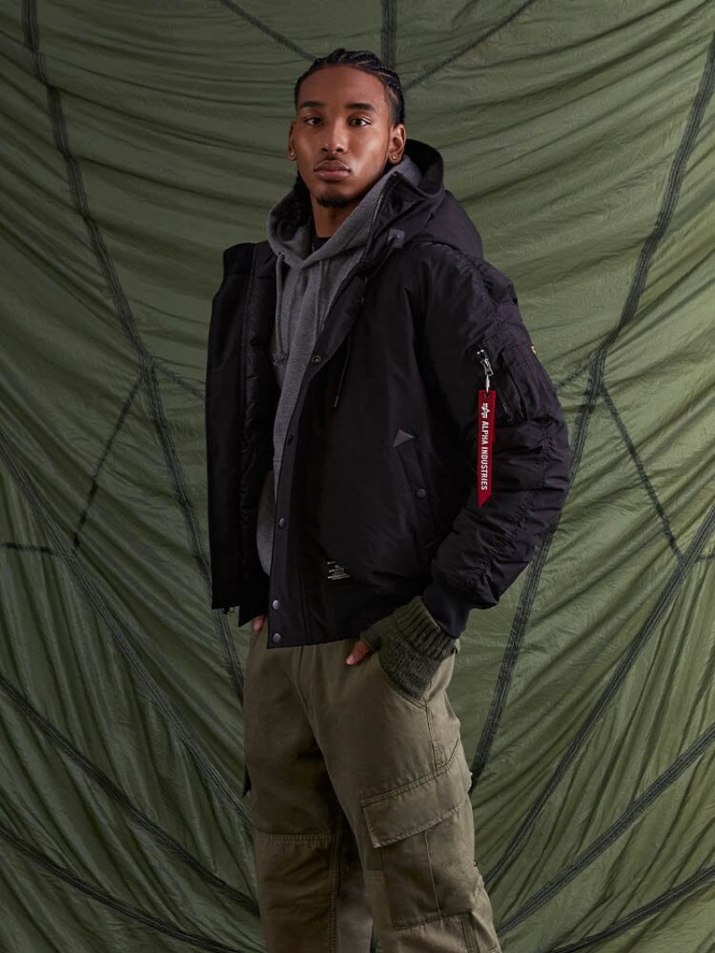 Parka Alpha Industries N-2b Altitude Hombre Negros | 059124-GYM