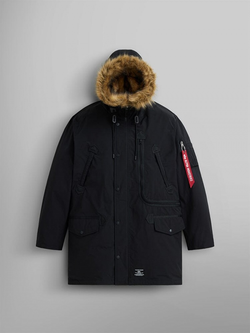 Parka Alpha Industries N-3b Alpine Gen Ii Hombre Negros | 346910-YJT