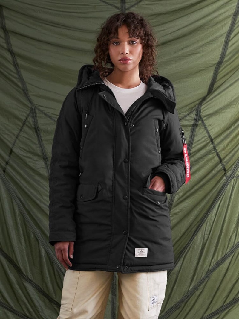 Parka Alpha Industries N-3b Altitude Mod W Mujer Morados Oscuro | 827139-AVB