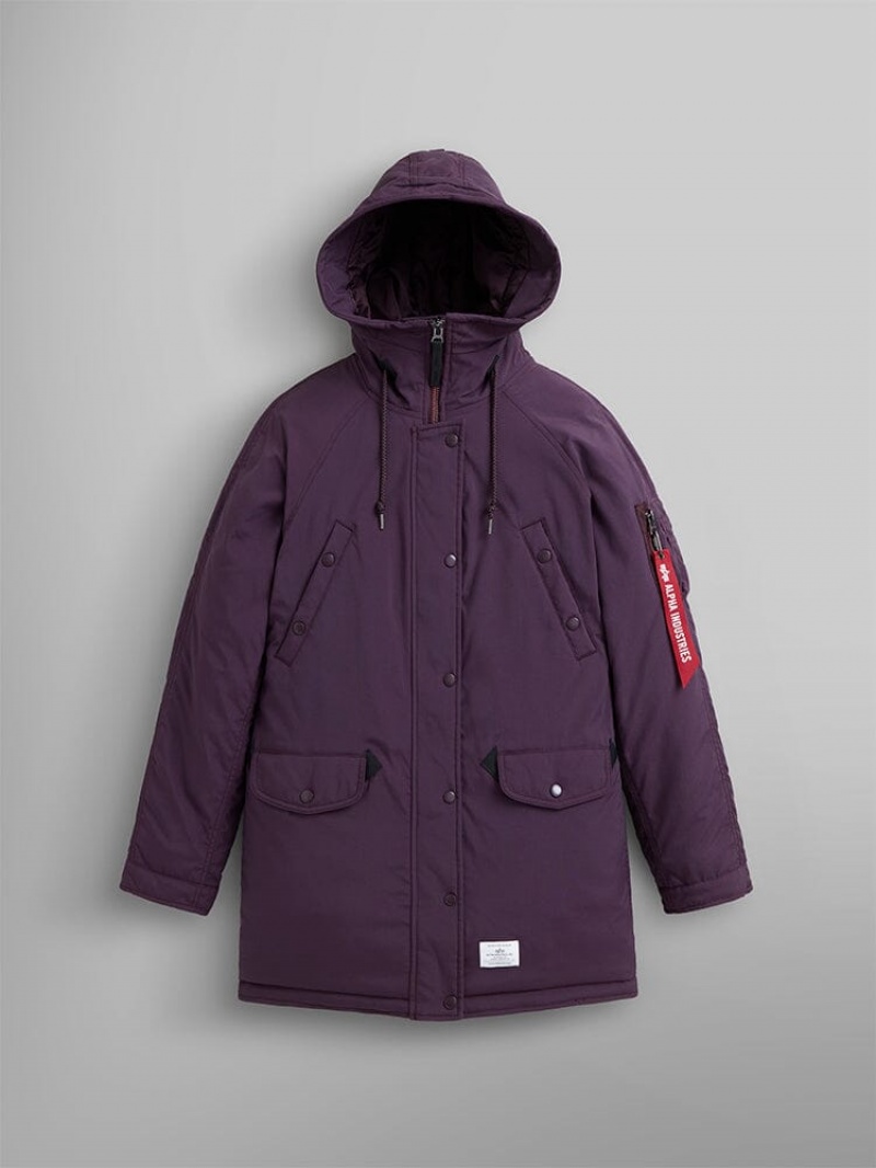 Parka Alpha Industries N-3b Altitude Mod W Mujer Morados Oscuro | 827139-AVB