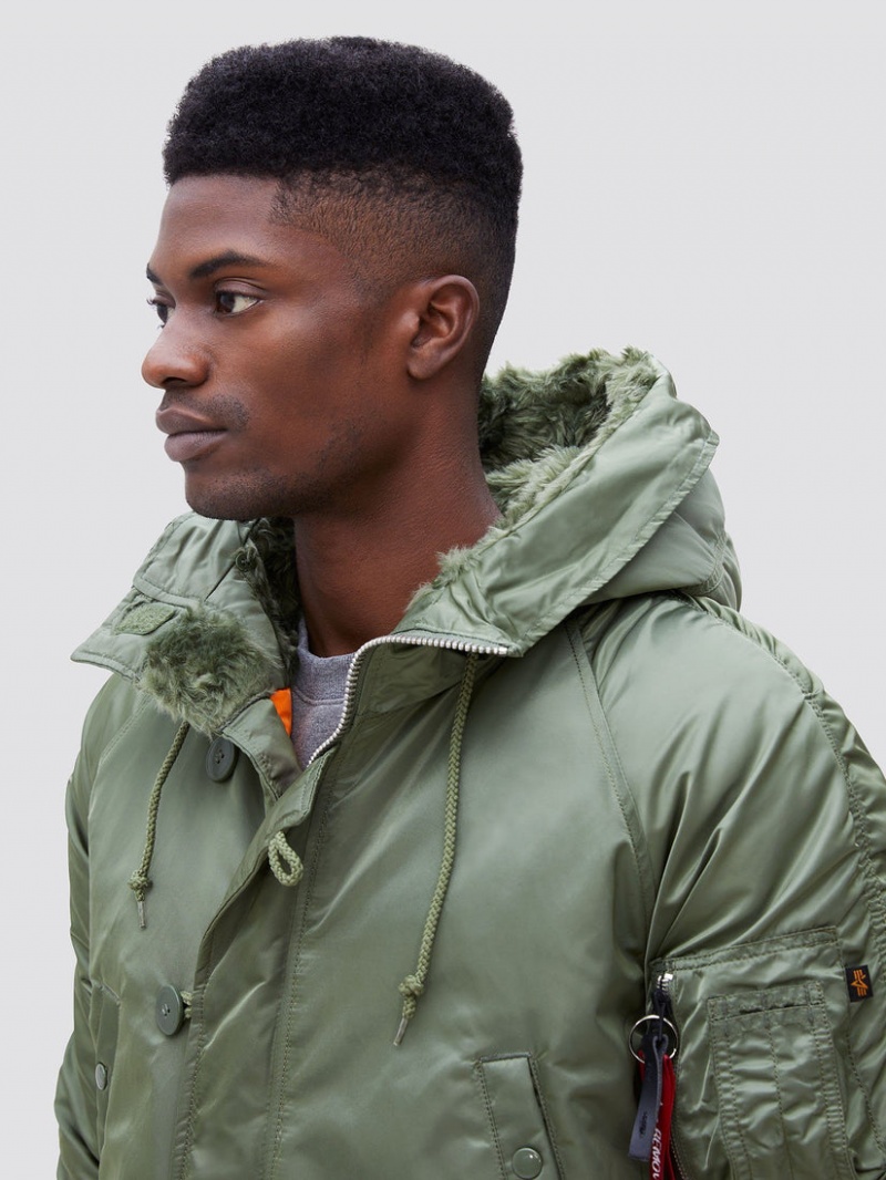 Parka Alpha Industries N-3b Slim Gen I Hombre Verde Oliva | 679018-RKA