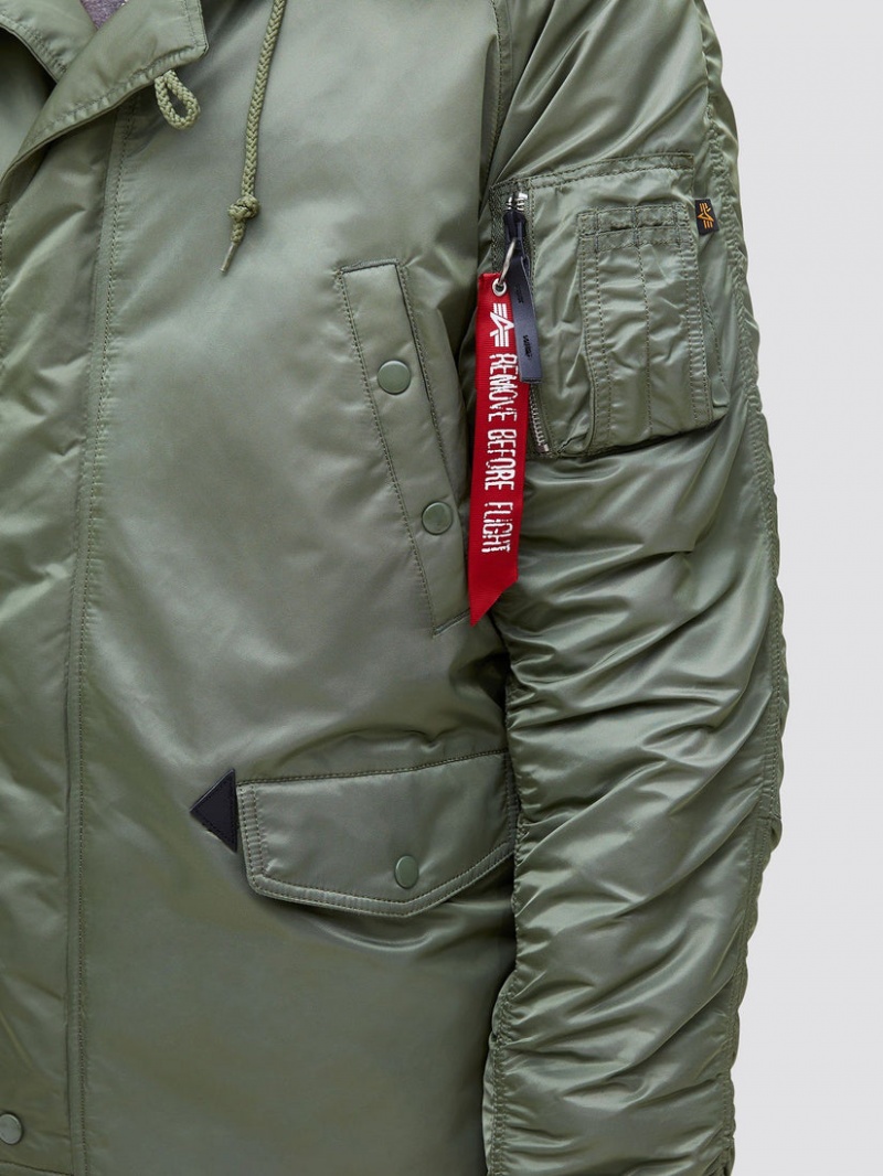 Parka Alpha Industries N-3b Slim Gen I Hombre Verde Oliva | 679018-RKA