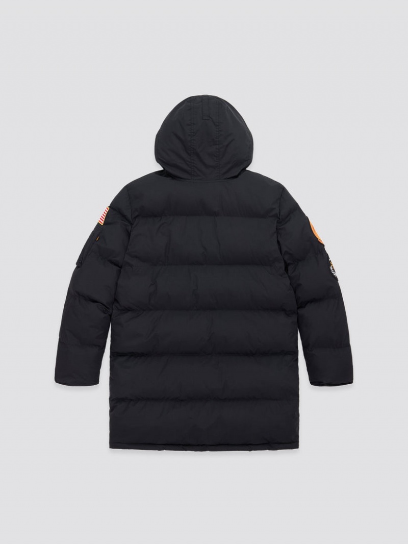 Parka Alpha Industries N-3b Squadron Acolchado Hombre Negros | 716902-JZU