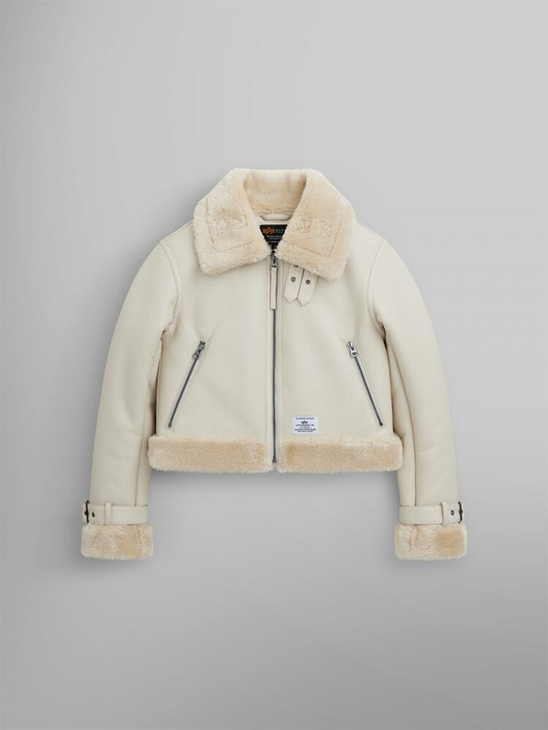 Ropa De Abrigo Alpha Industries Irvin Mod W Mujer Beige | 015762-DKH