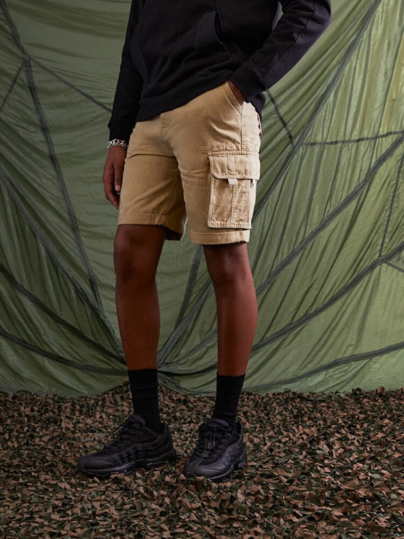 Short Alpha Industries Crew Hombre Kaki | 948251-QHX