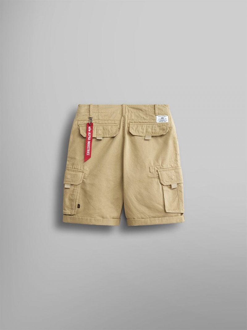 Short Alpha Industries Crew Hombre Kaki | 948251-QHX