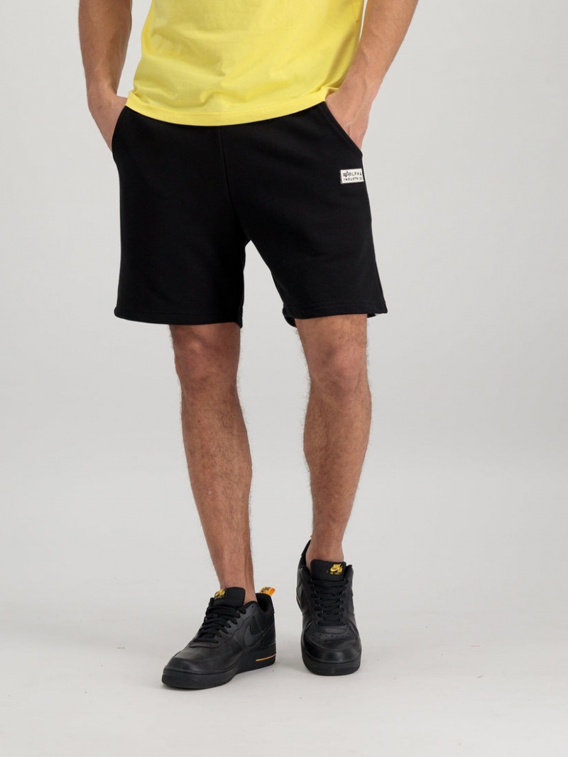 Short Alpha Industries Organic Jogger Hombre Negros | 620538-SJK