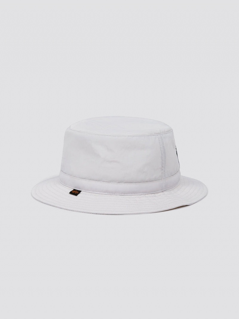 Sombreros Alpha Industries Nasa Gradient Accessories Blancos | 097812-JZI